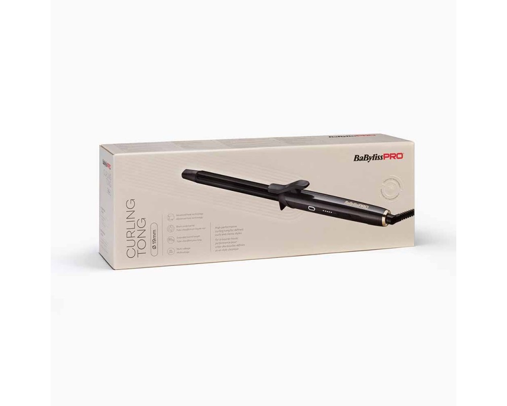 Babyliss Pro tenacilla Black Lustre Ø19 mm
