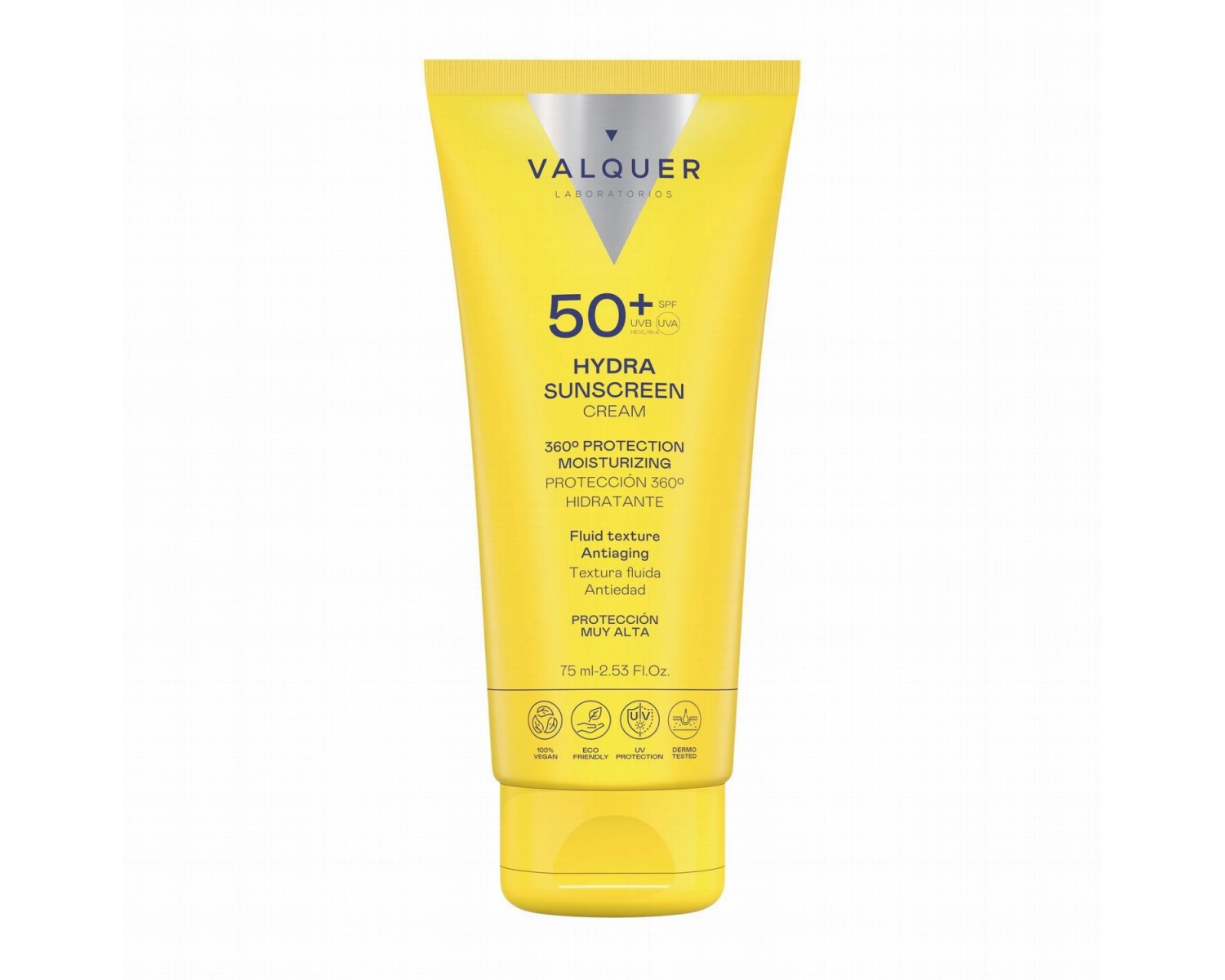 Valquer Protector Solar Facial Hydra SPF50+75ml