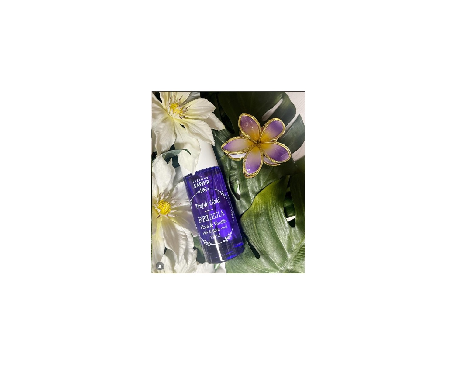Saphir Tropic Gold Hair & Body Mist Beleza 100 ml