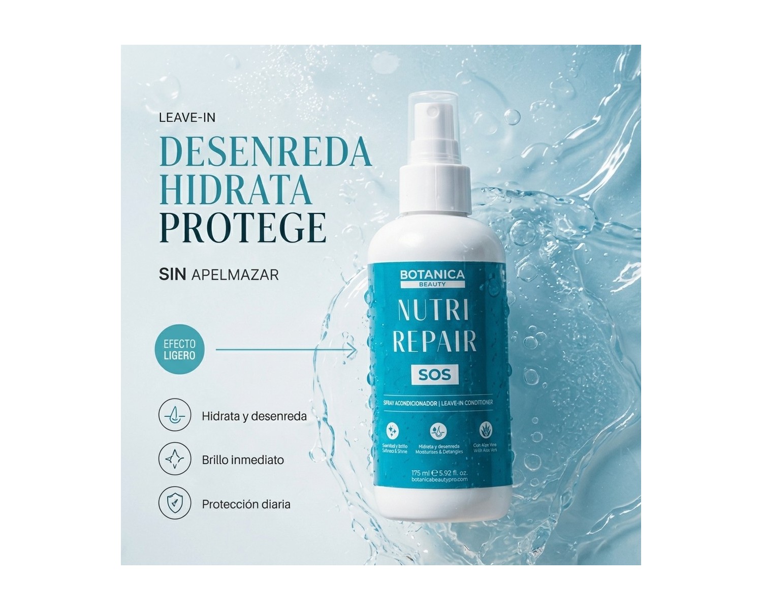 Botanica SOS Spray Leave In Acondicionador Nutri Repair 175 ml