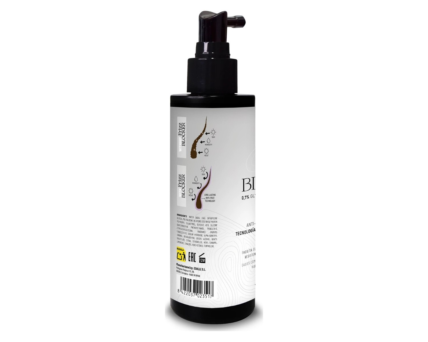 Be Teknic Spray Total Anti Frizz Blocker 150 ml