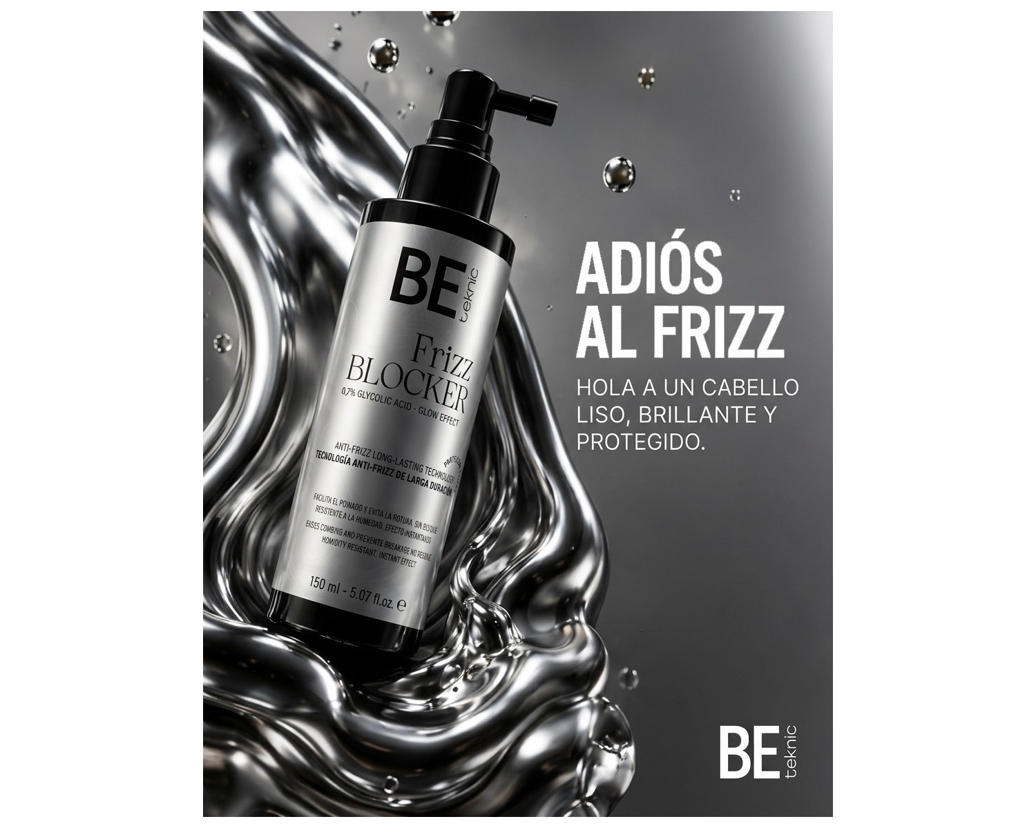 Be Teknic Spray Total Anti Frizz Blocker 150 ml