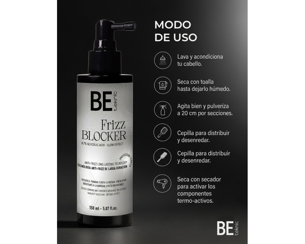 Be Teknic Spray Total Anti Frizz Blocker 150 ml