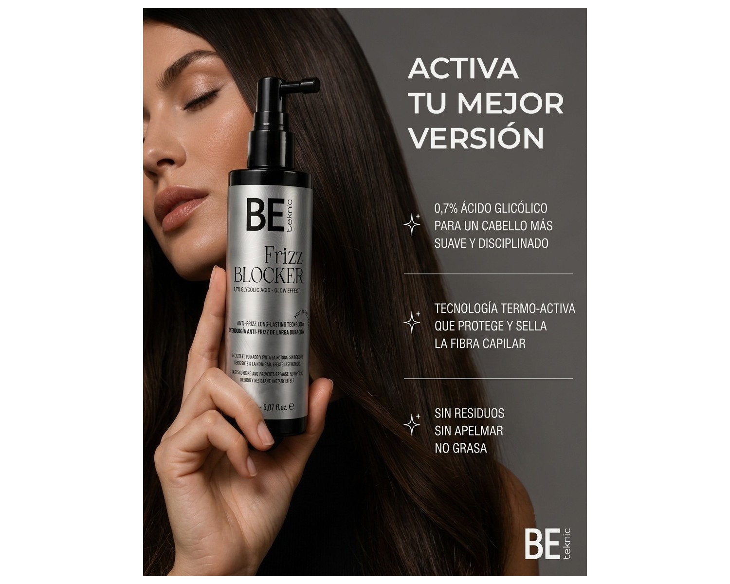 Be Teknic Spray Total Anti Frizz Blocker 150 ml