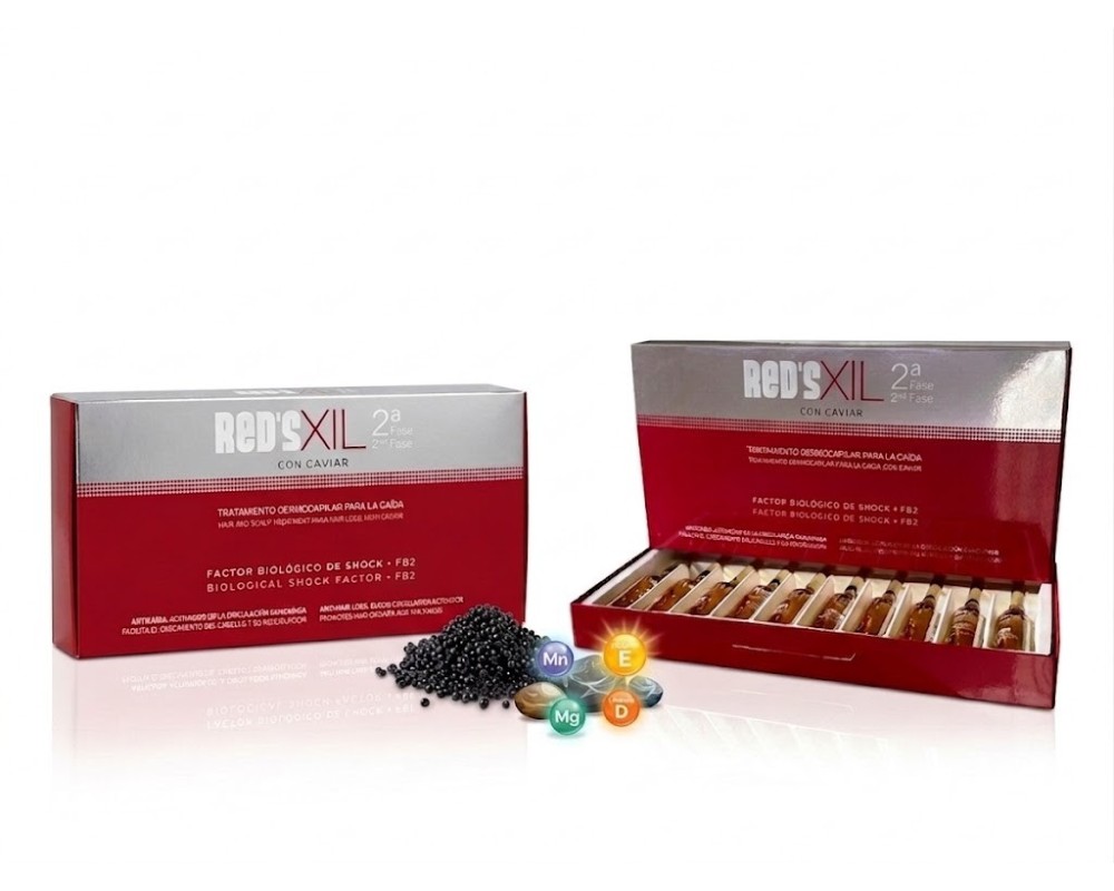 RED'S XIL Fase 2 - Ampollas Anticaída y Regeneradoras Capilares