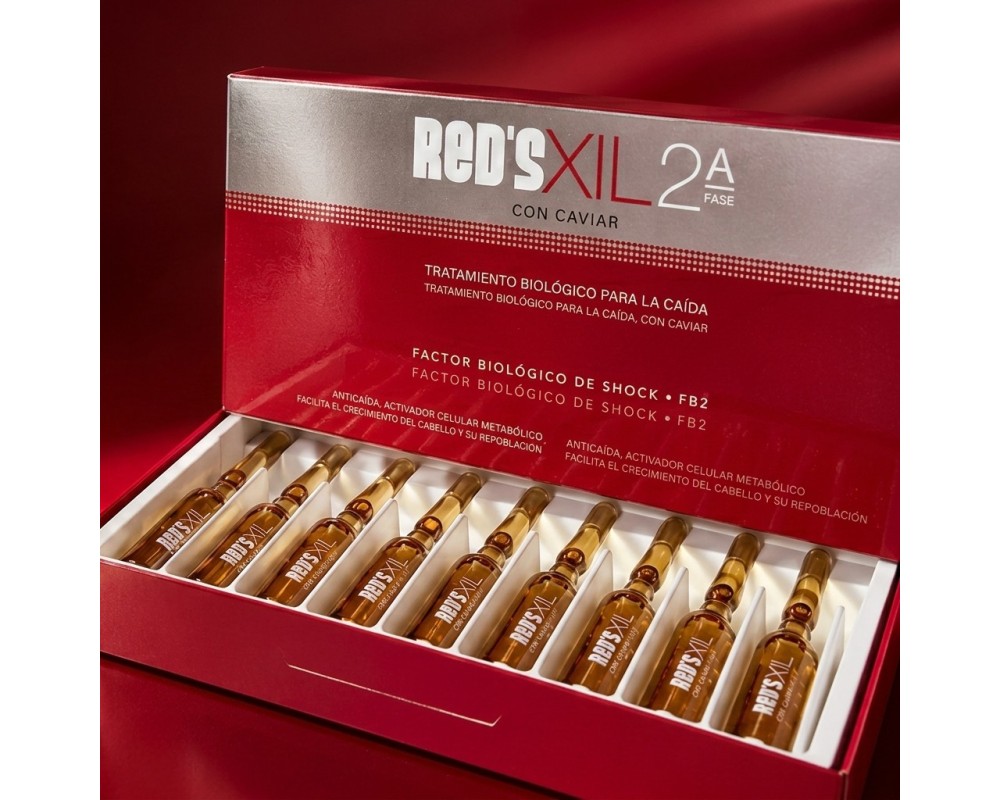 RED'S XIL Fase 2 - Ampollas Anticaída y Regeneradoras Capilares
