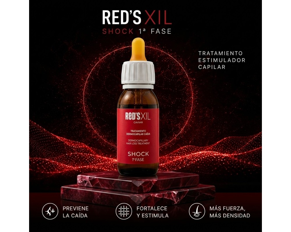 RED'S XIL Shock Fase 1 - Tratamiento Estimulador Capilar 60ml