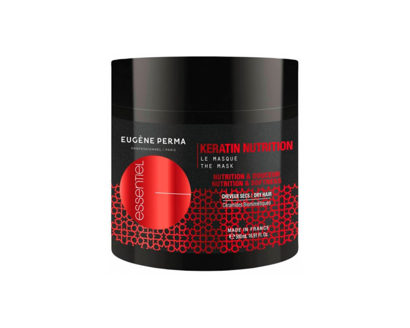 Eugene Perma Essentiel Keratin Nutrition mascarilla para cabellos secos 500 ml