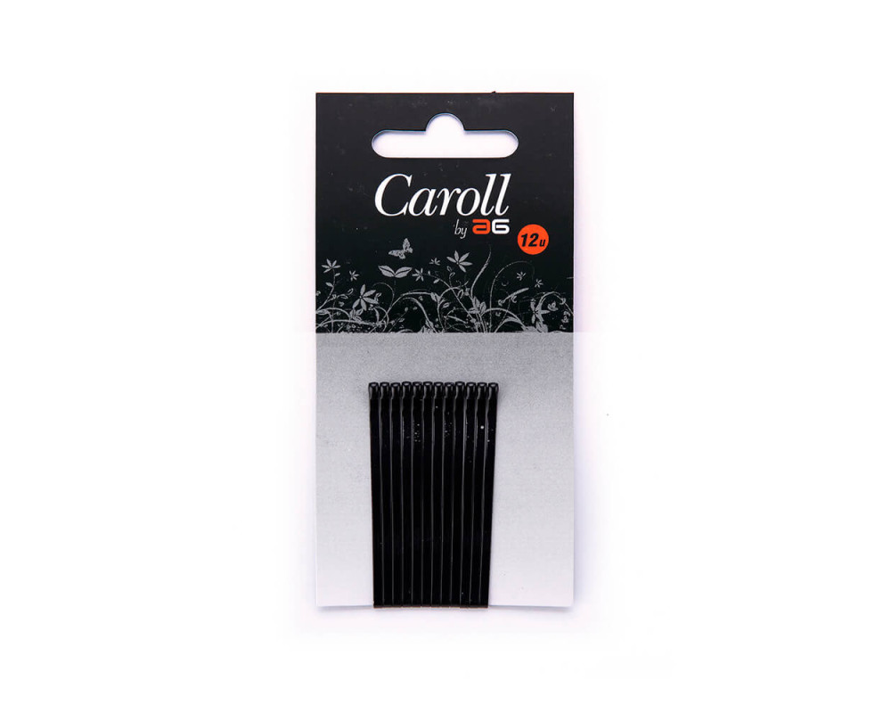 Caroll Clips Bolita Negro12 uds.