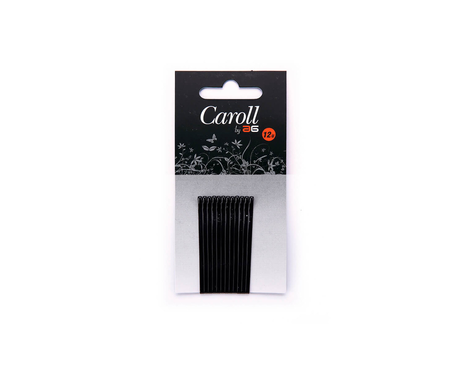 Caroll Clips Bolita Negro12 uds.