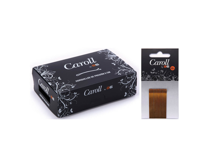 Caroll Clips Bolita Rubio caja 60 Carton x 12 uds.