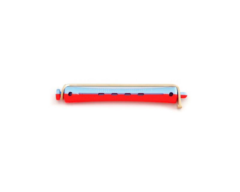 Bigudi Plastico N 5 Rojo-Azul 12 uds.
