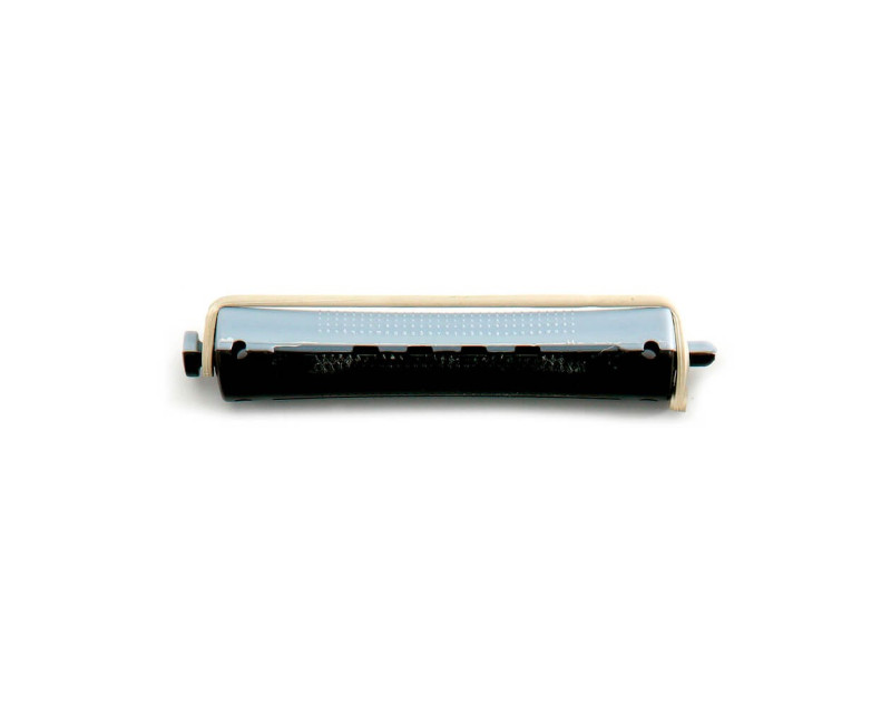 Bigudi Plastico N 7 Gris-Negro 12 uds.