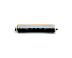 Bigudi Plastico N 7 Gris-Negro 12 uds.