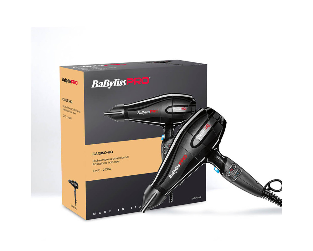 Babyliss Pro Secador de pelo Caruso Hq Ionic 2400 w negro
