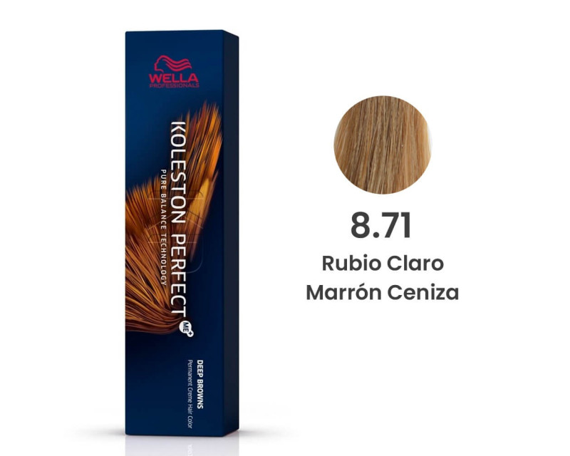 Tinte Wella Koleston Perfect Me 8/71