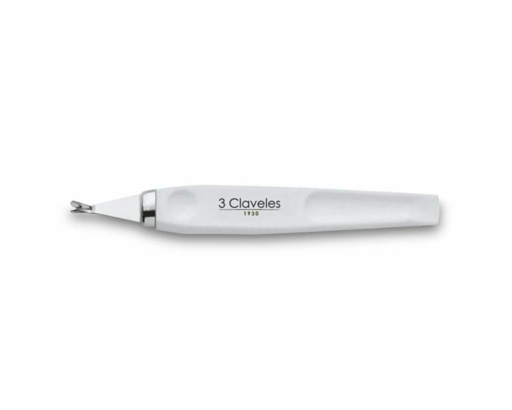 3 Claveles cortacutículas inoxidable 10 cm - 12350