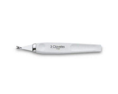 3 Claveles cortacutículas inoxidable 10 cm - 12350