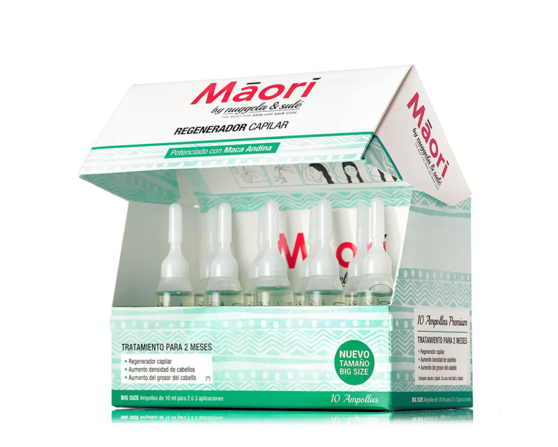 Pack regenerador capilar Maori 10 ampollas 10ml