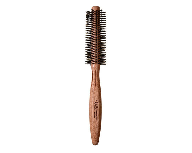 Tek cepillo de madera con cerdas de jabalí Ø35mm