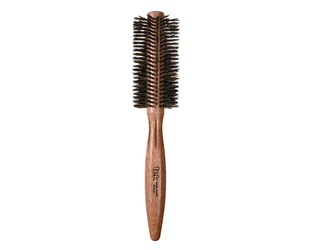 Tek cepillo de madera con cerdas de jabalí Ø55mm