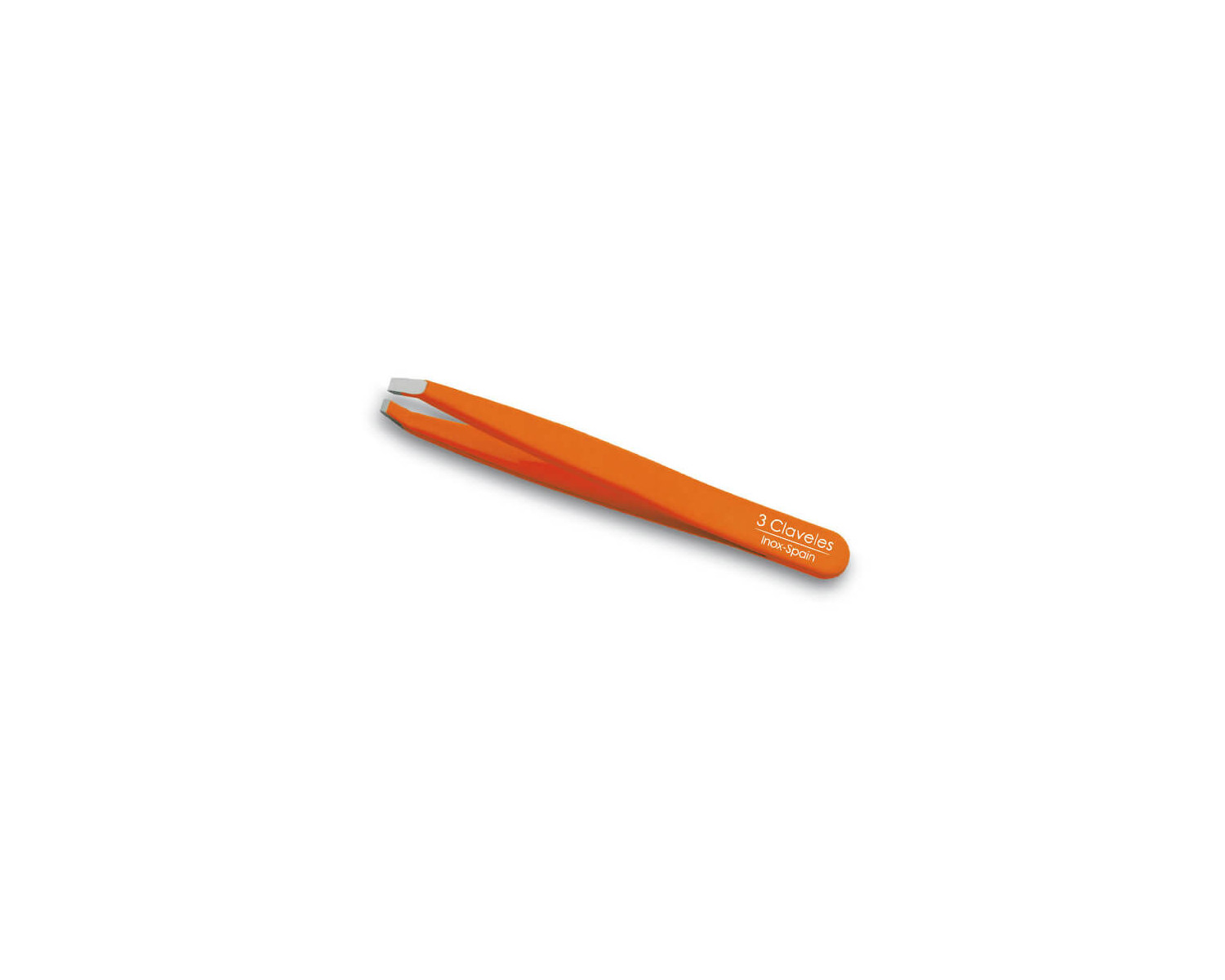 3 Claveles pinza de depilar punta de cangrejo naranja