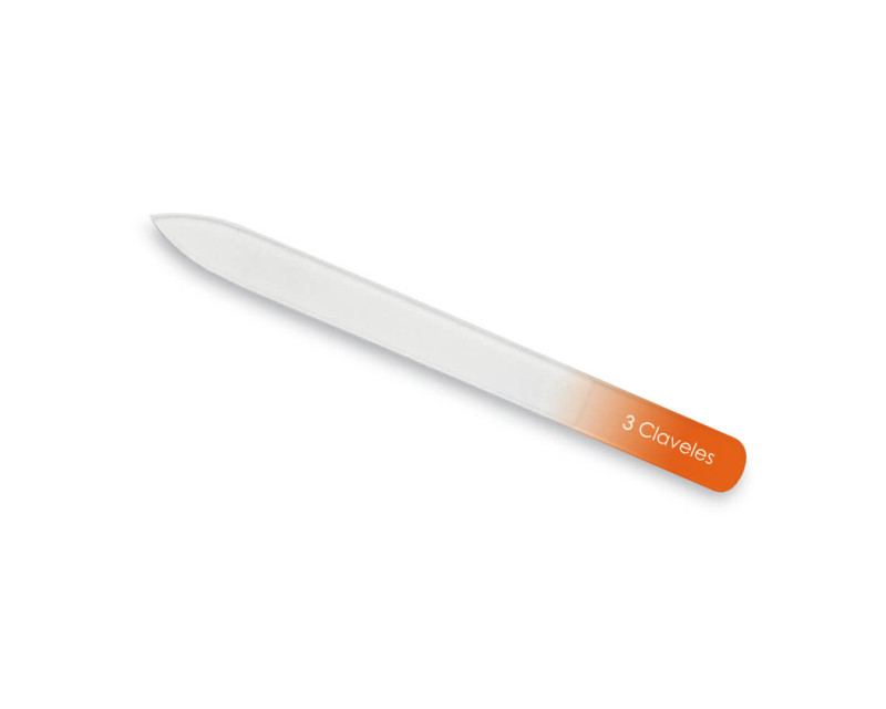 3 Claveles lima de cristal esterilizable 1 cara