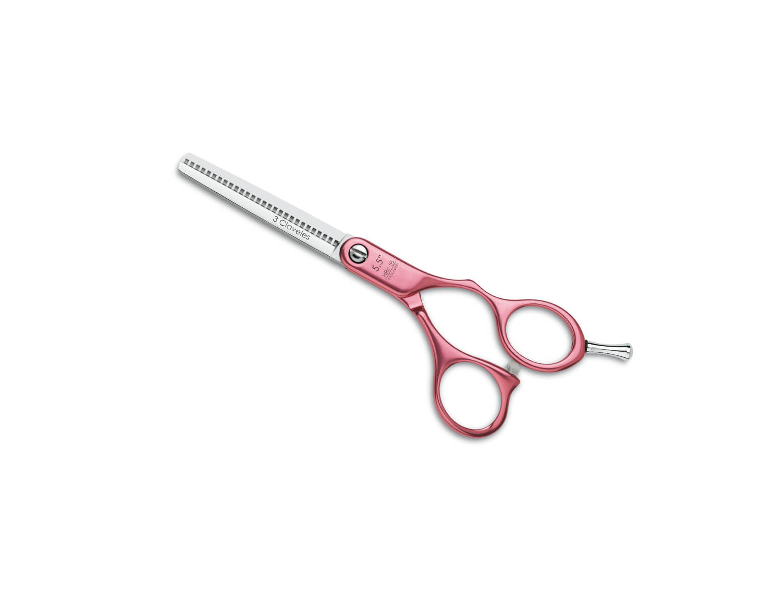 3 Claveles DurAlumini tijera de desfilar 5,5" color rosa 99882