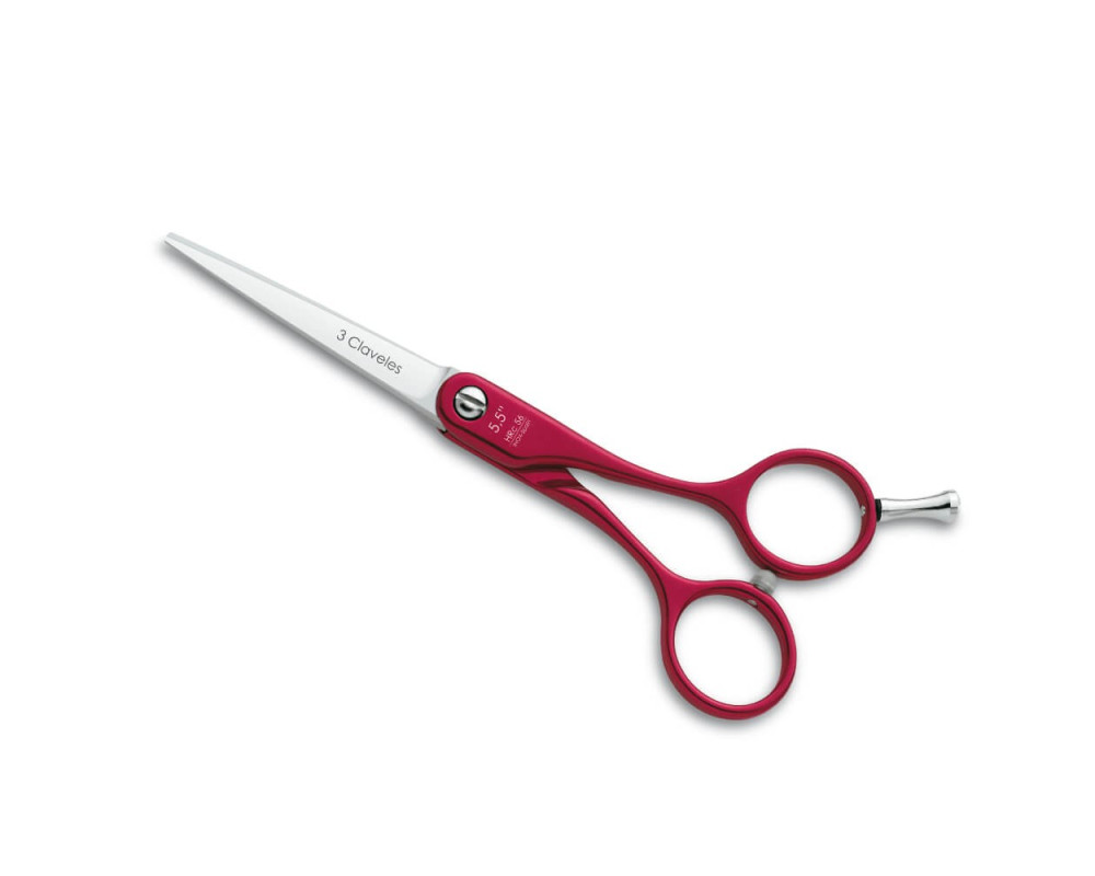 3 Claveles DurAlumini tijera de corte 5,5" color roja -12607 -99874
