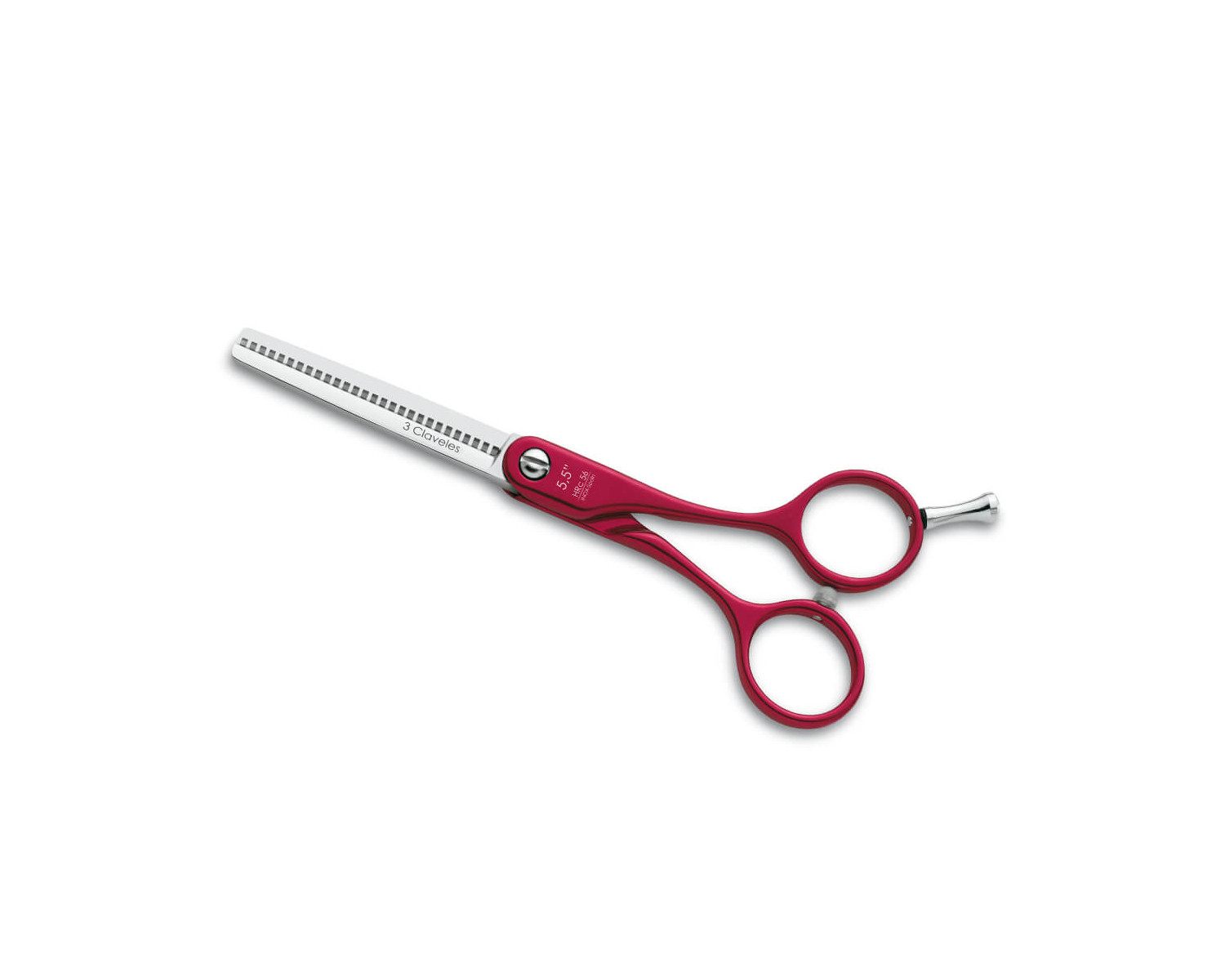 3 Claveles DurAlumini tijera de desfilar 5,5" color rojo 99875