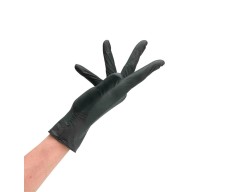 Sibel Guantes de nitrilo negros talla M 100 unidades
