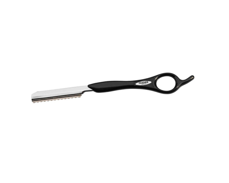 Feather Navaja afeitar Styling Razor negra
