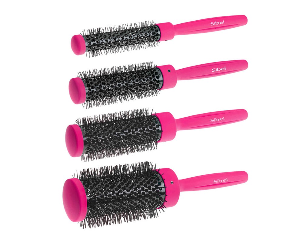 Sibel Kit Cepillos Brush Rosa