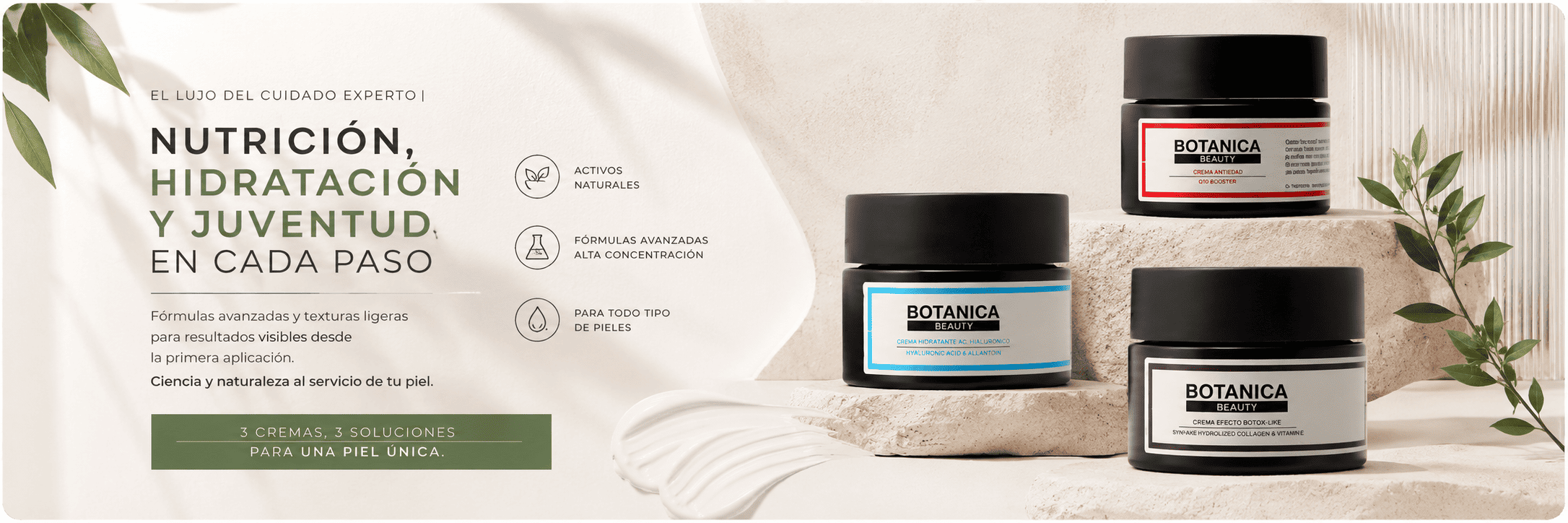 Crema facial de Botanica Beauty