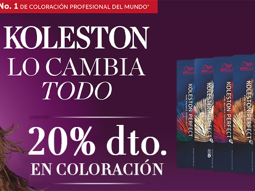 Tintes Koleston promo 20% de descuento