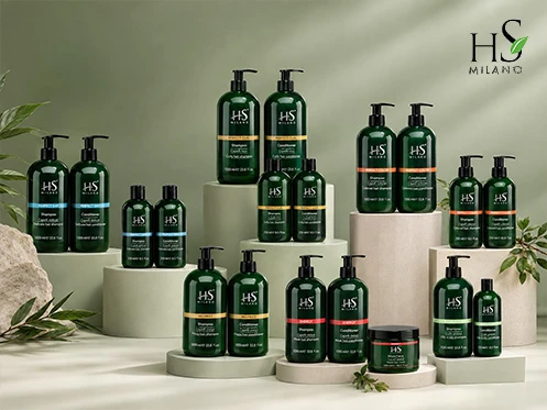 Productos de cuidado capilar HS Milano con la segunda unidad gratis