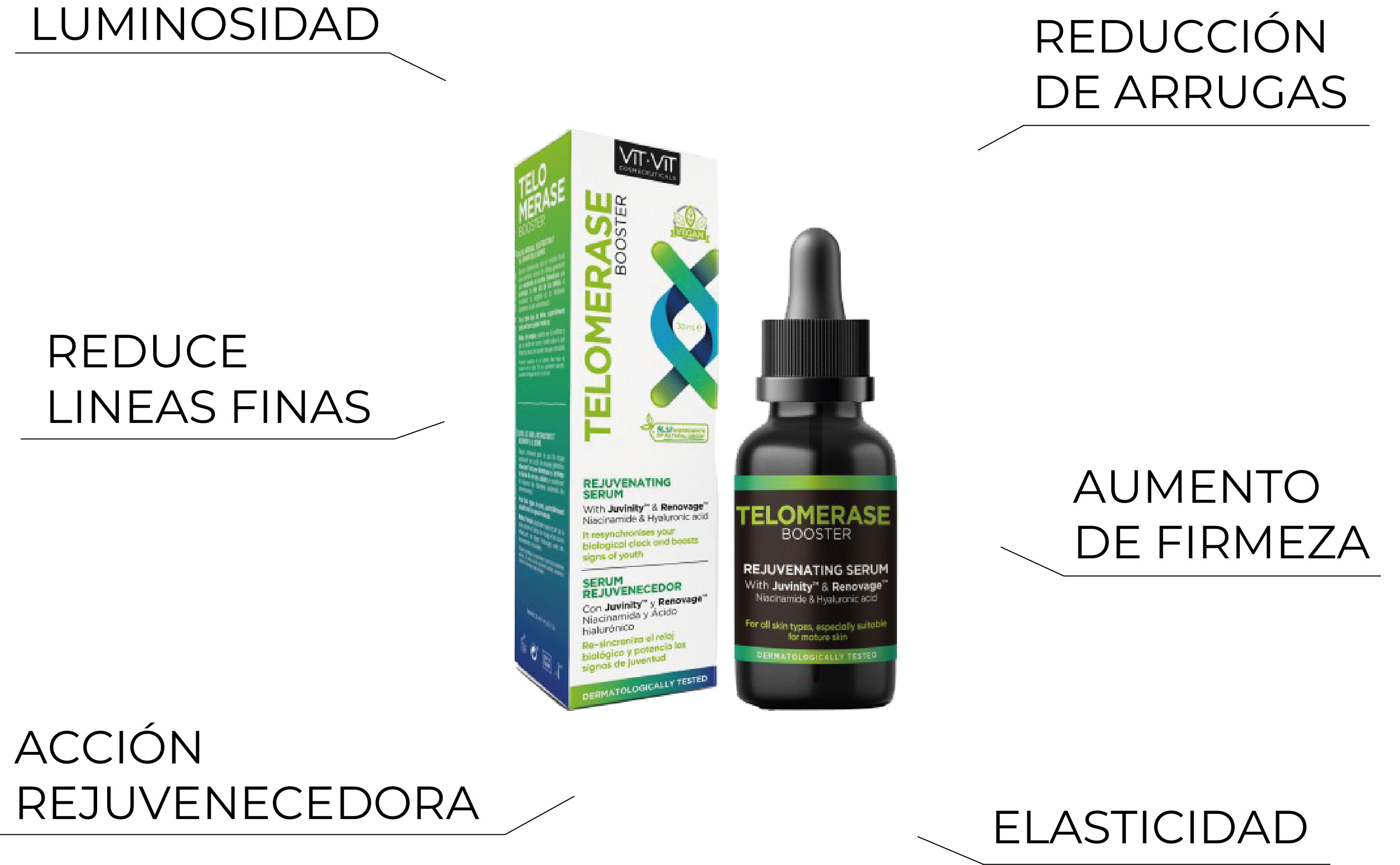 Sérum hidratante rejuvenecedor Vit Vit Telomaster