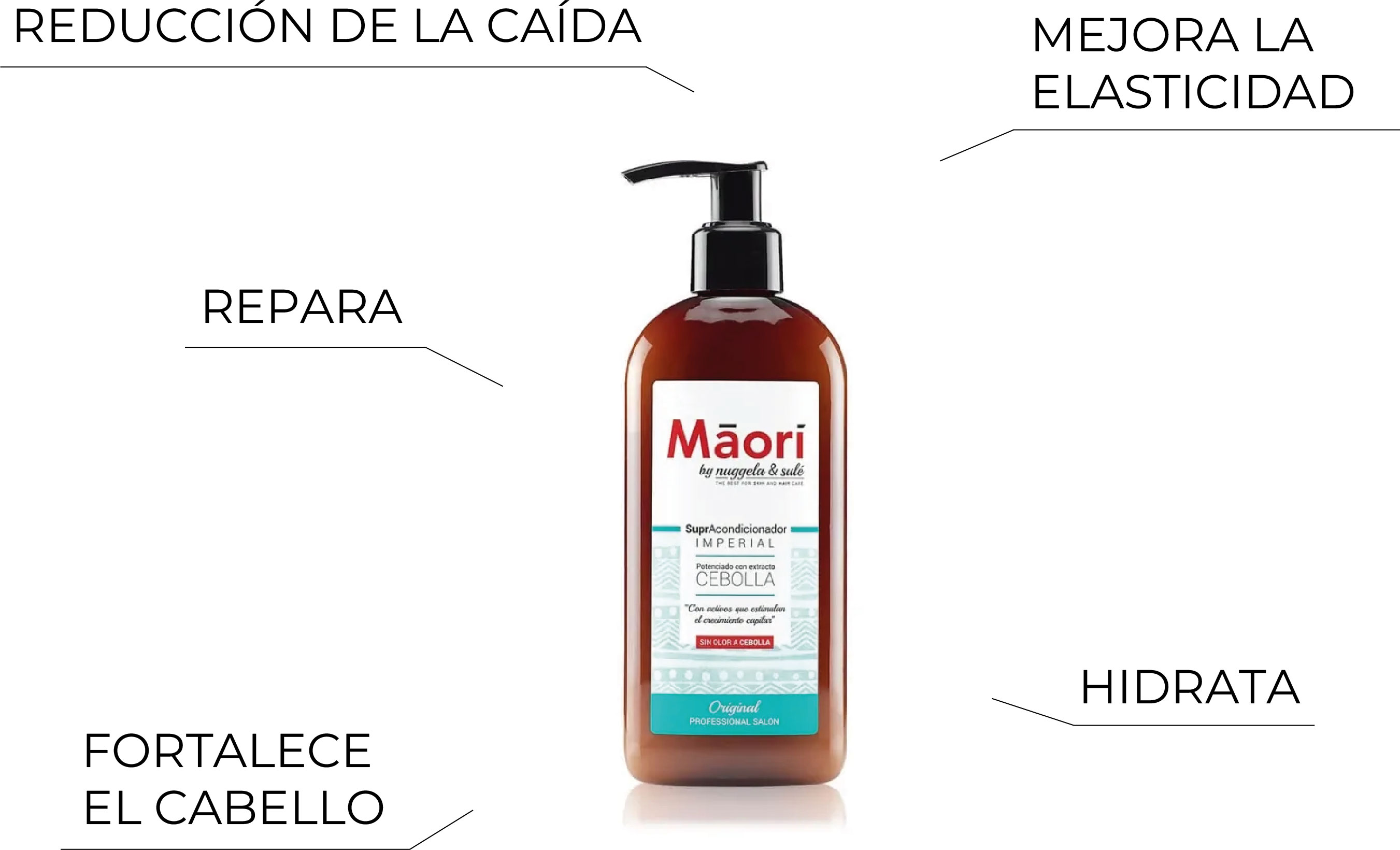 Acondiconador con cebllo Maori Imperial Supreme para una rutina de cabello anti caída