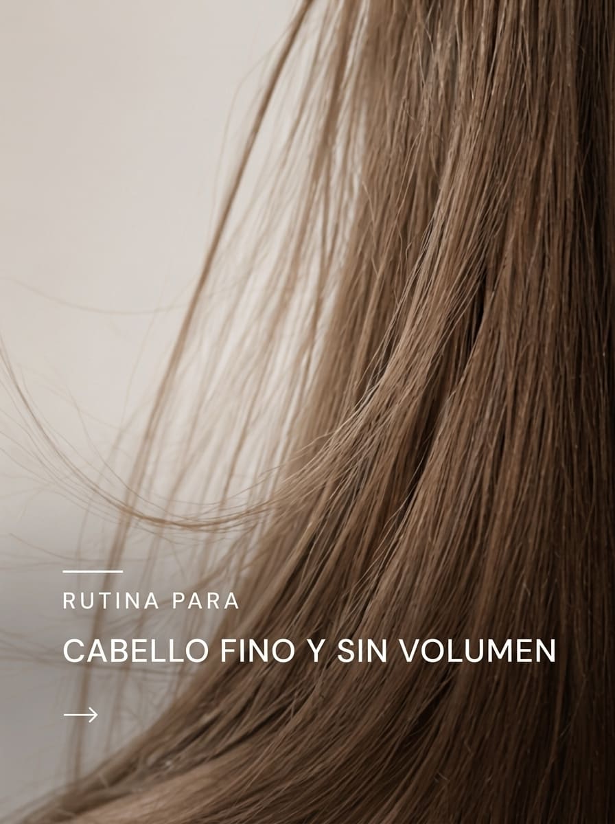 Rutina para cabello fino y sin volumen