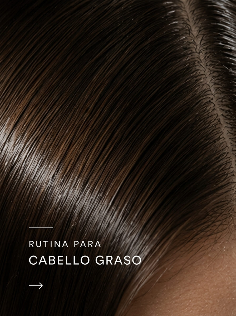 Rutina para cabello graso