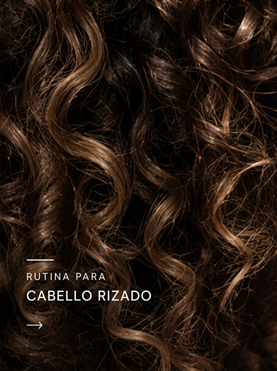 Rutina para cabello rizado