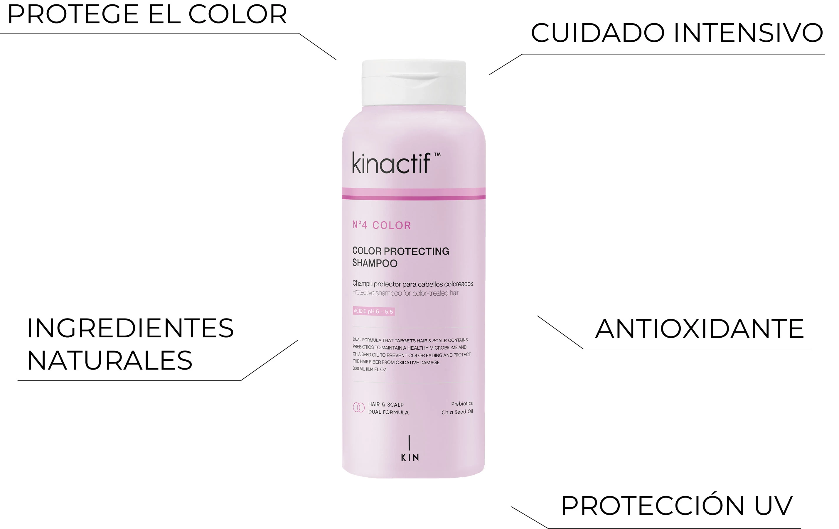 Champú protector de color Kinactif